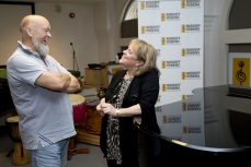 Michael Eavis attends Nordoff Robbins Theraphy Centre 6488.jpg